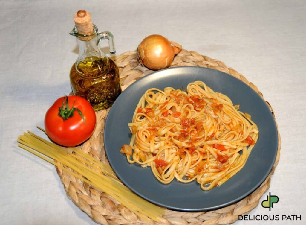 A simple pasta dish representing desire and slow food