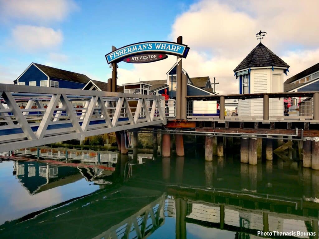 Fisherman’s Wharf Steveston Richmond British Columbia Canada waterfront fishing village