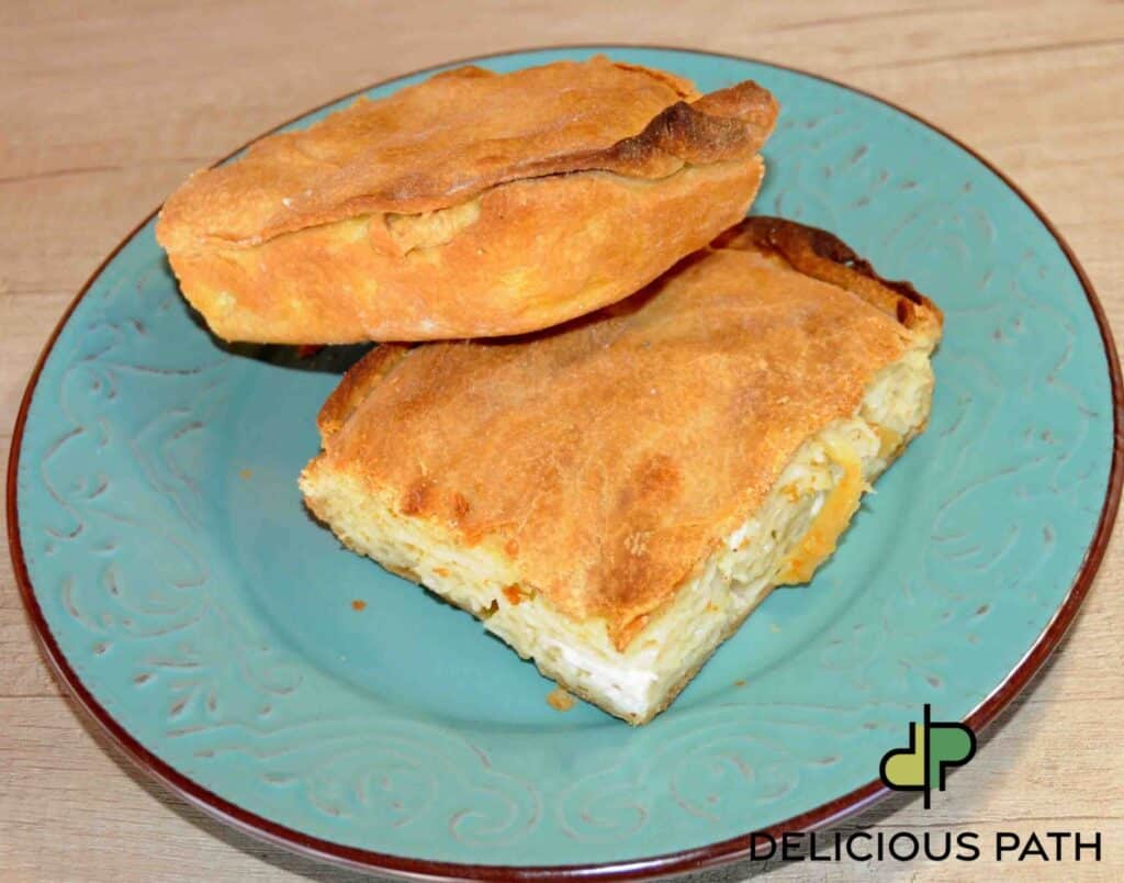 Homemade pasta pie symbolizing sailing solitude and travel psychology
