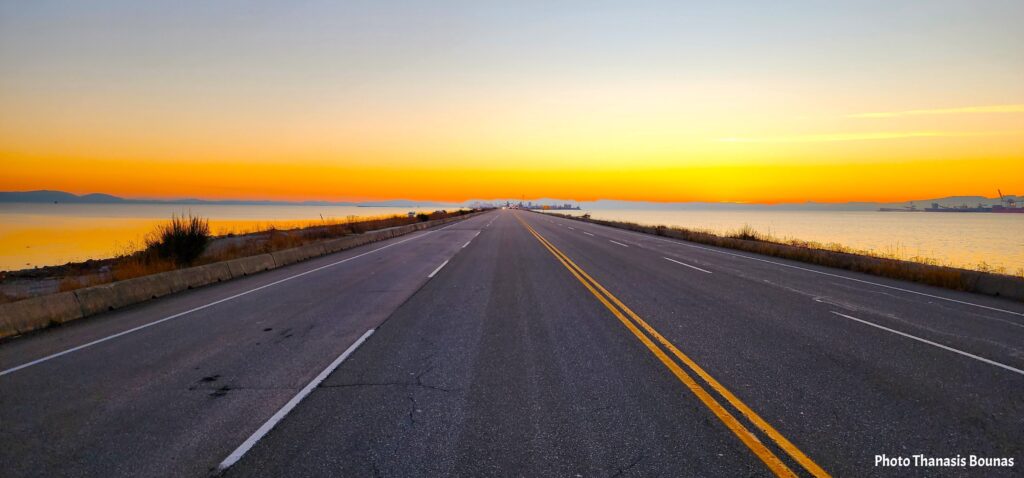 Every travel journey has a road that leads to the sea – Photo Thanasis Bounas