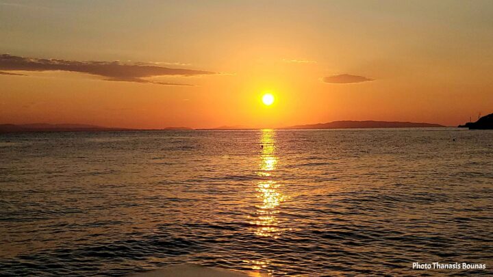 Leaving Paros – When the Island Fades into the Aegean. Photo By Thanasis Bounas