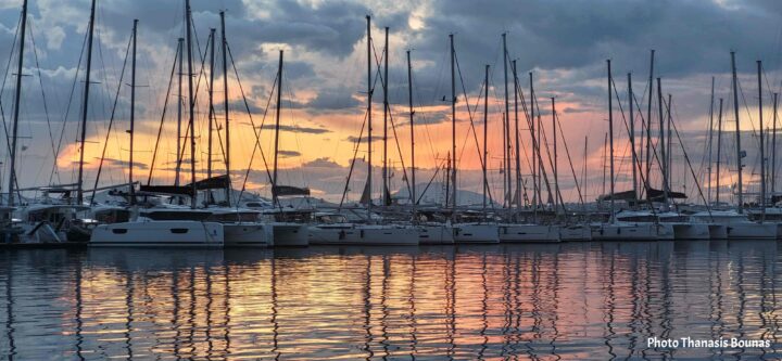 Sailing in Mykonos, Greece – The Island Seen from the Aegean Sea. Photo Thanasis Bounas