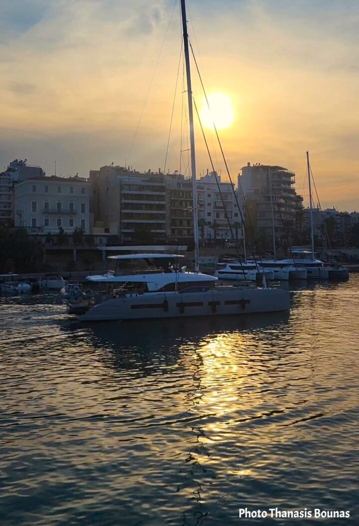 Returning to Athens at the end of a summer sailing season through the Ionian Islands of Greece. Photo by Thanasis Bounas.